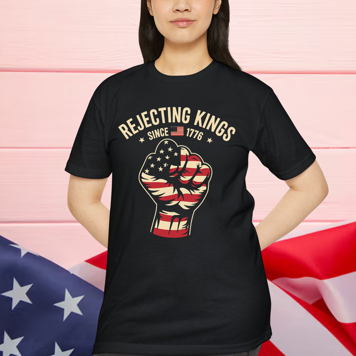 Rejecting Kings Since 1776 Protest T-Shirt