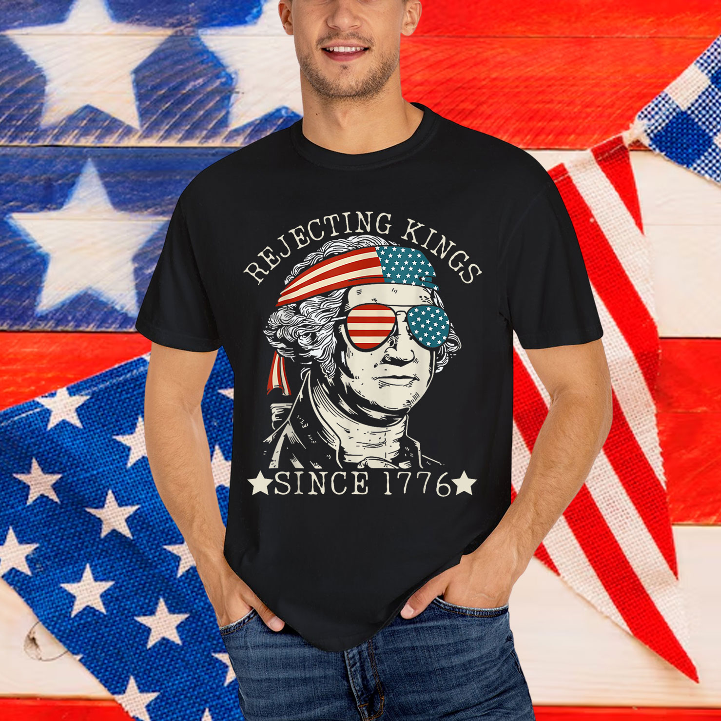 Rejecting Kings Since 1776 We The People T-Shirt