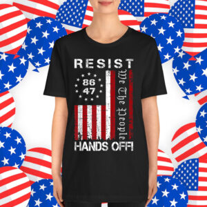 Resist Hands Off Protest 86 47 T-Shirt
