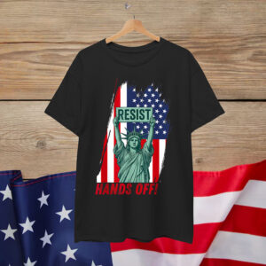 Resist Hands Off Statue Liberty US Equality T-Shirt