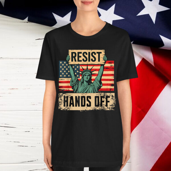 Resist Resistance Statue of Liberty Hands Off T-Shirt