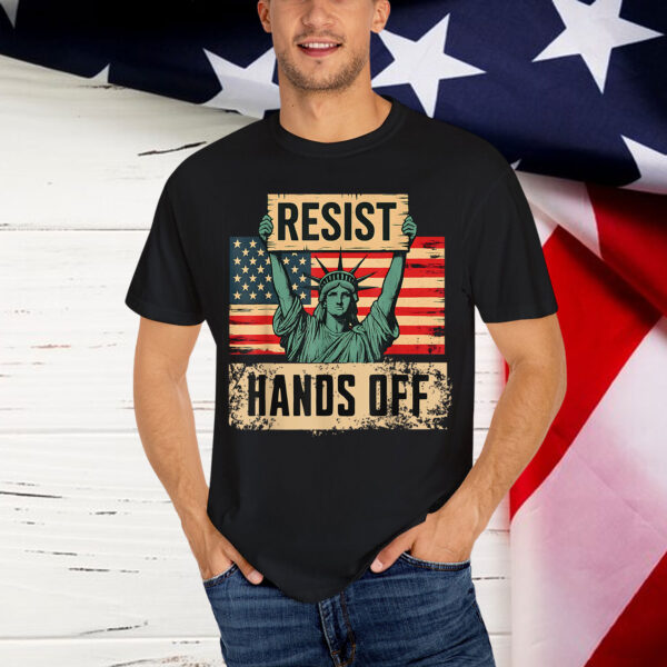 Resist Resistance Statue of Liberty Hands Off T-Shirt