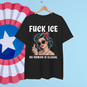 Retro Abolish ICE No Human Is Illegal Shirt
