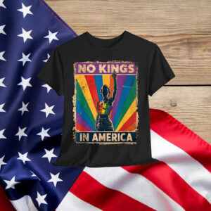 Retro June 14th No Kings In America 1776 USA T-Shirt