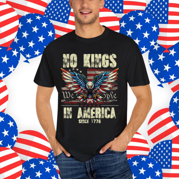 Retro June 14th No Kings In America 1776 USA T-Shirt