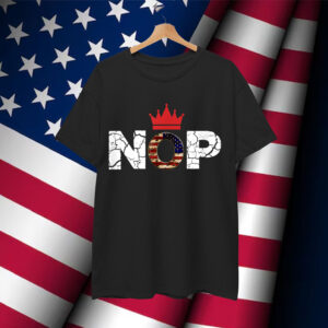 Retro No Kings Nope Protest Sign Horizontal T-Shirt