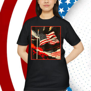Retro Style No Kings in America Since 1776 Vintage 1950s T-Shirt