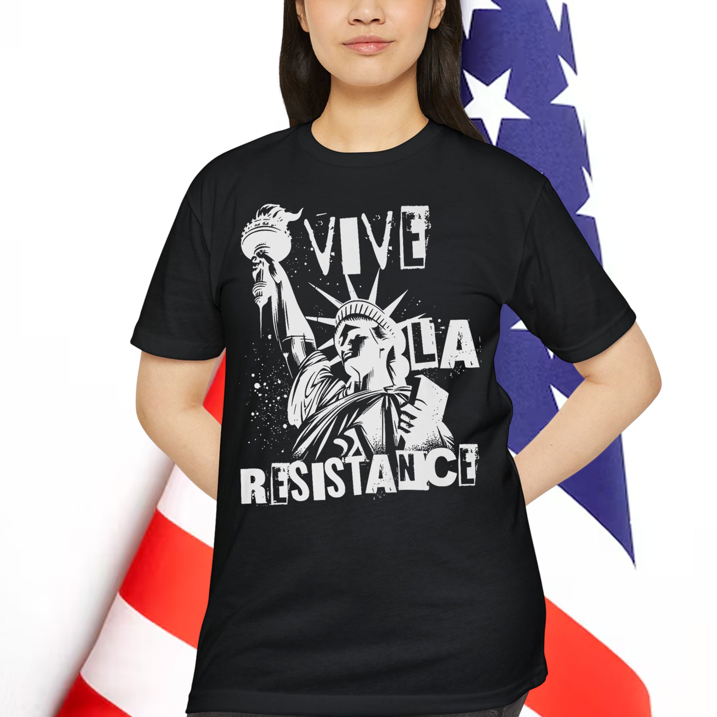 Retro Vive La Resistance Freedom Resistance T-Shirt