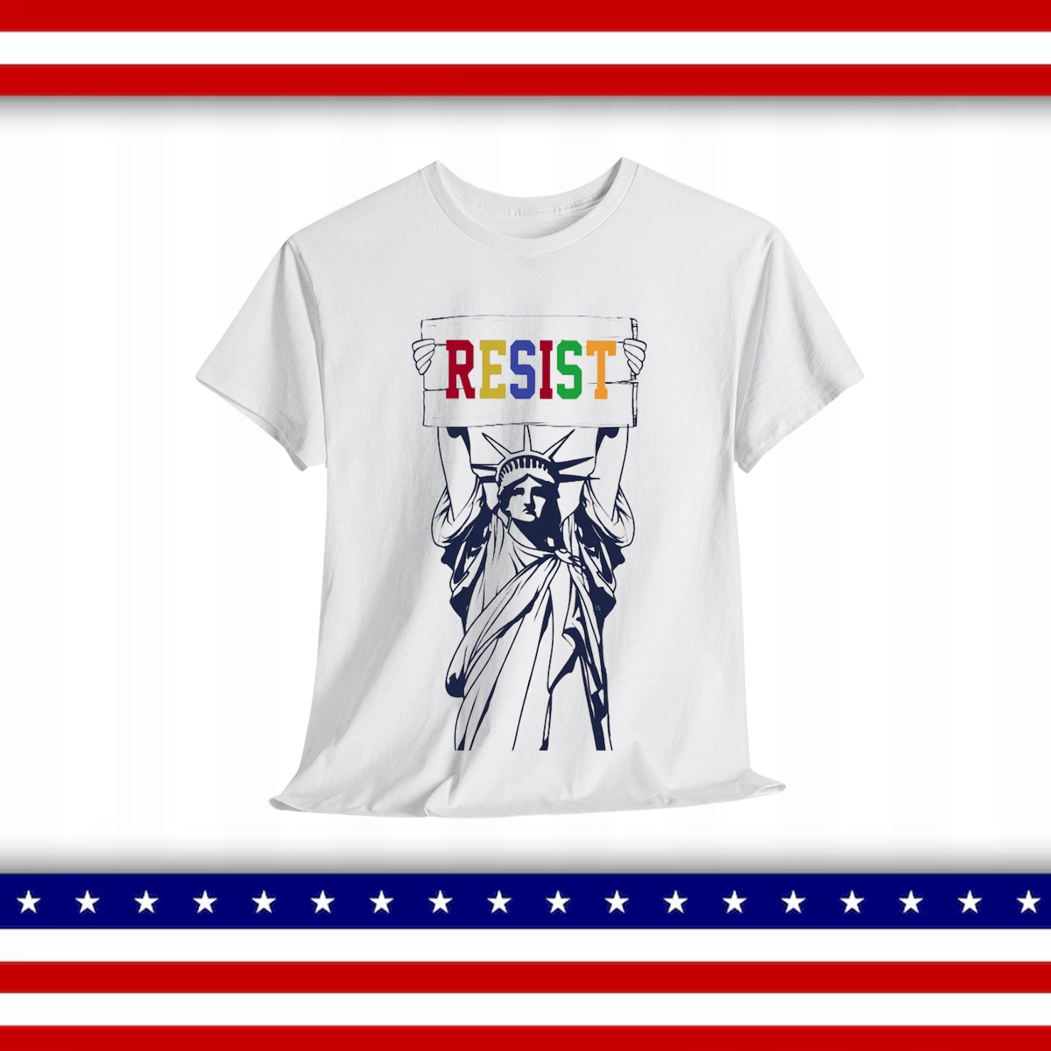 Statue of Liberty Resist T-Shirt