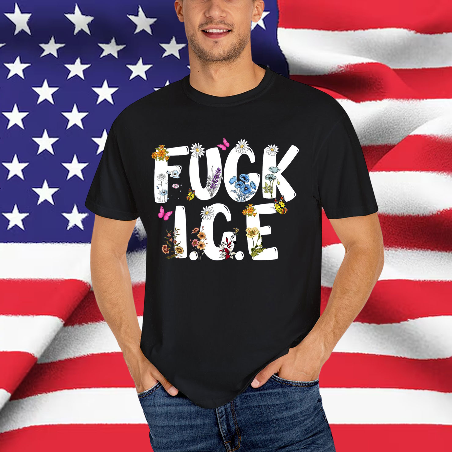 Stuble Floral Fuck ICE Shirt