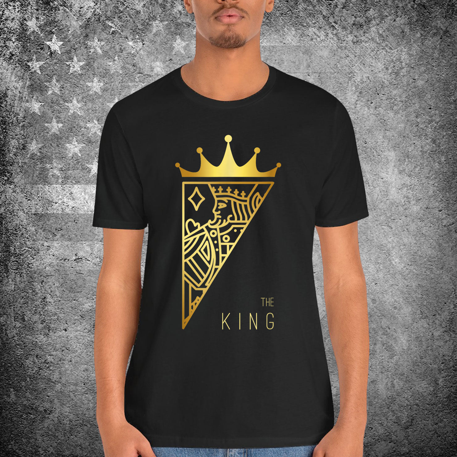 The King Card Funny Cute Couple Lover Gift T-Shirt