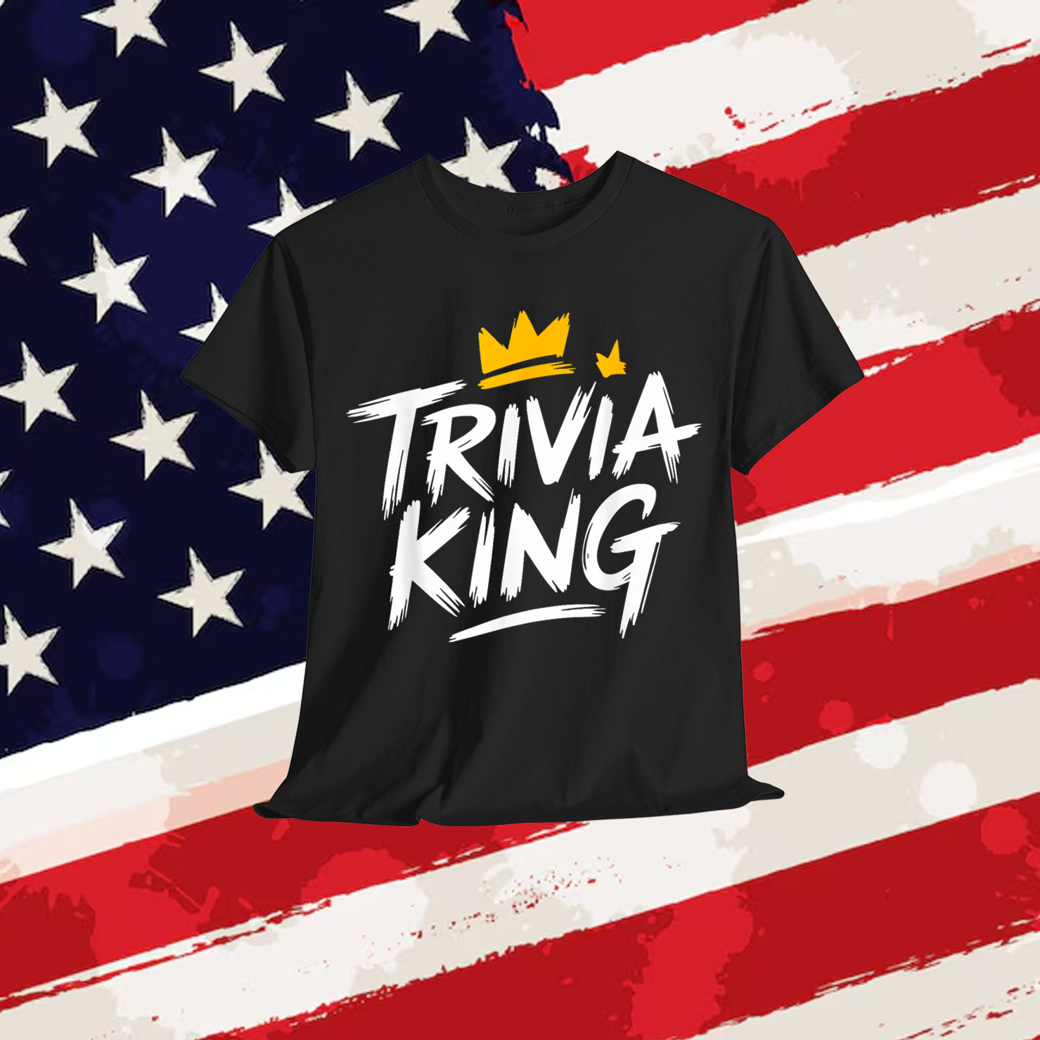 Trivia King Quiz Game Trivia Team Funny T-Shirt