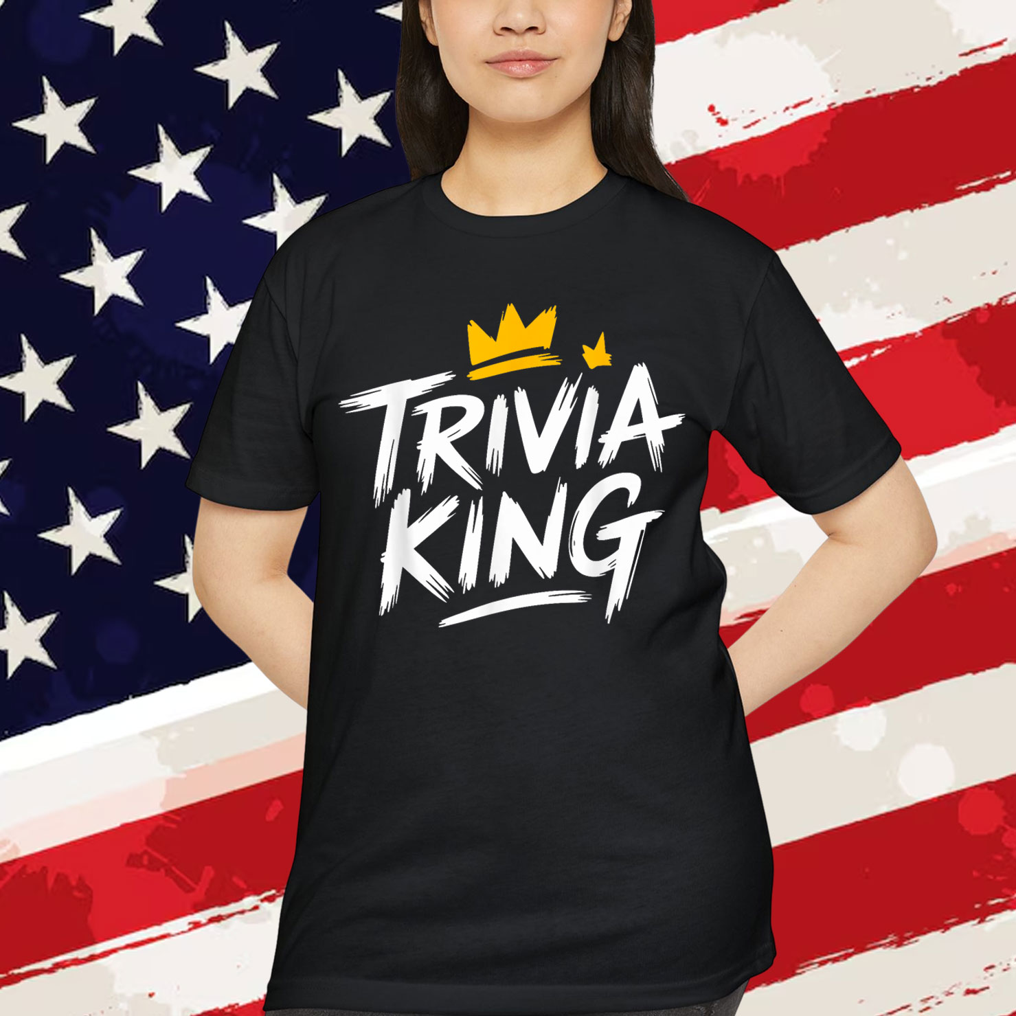Trivia King Quiz Game Trivia Team Funny T-Shirt