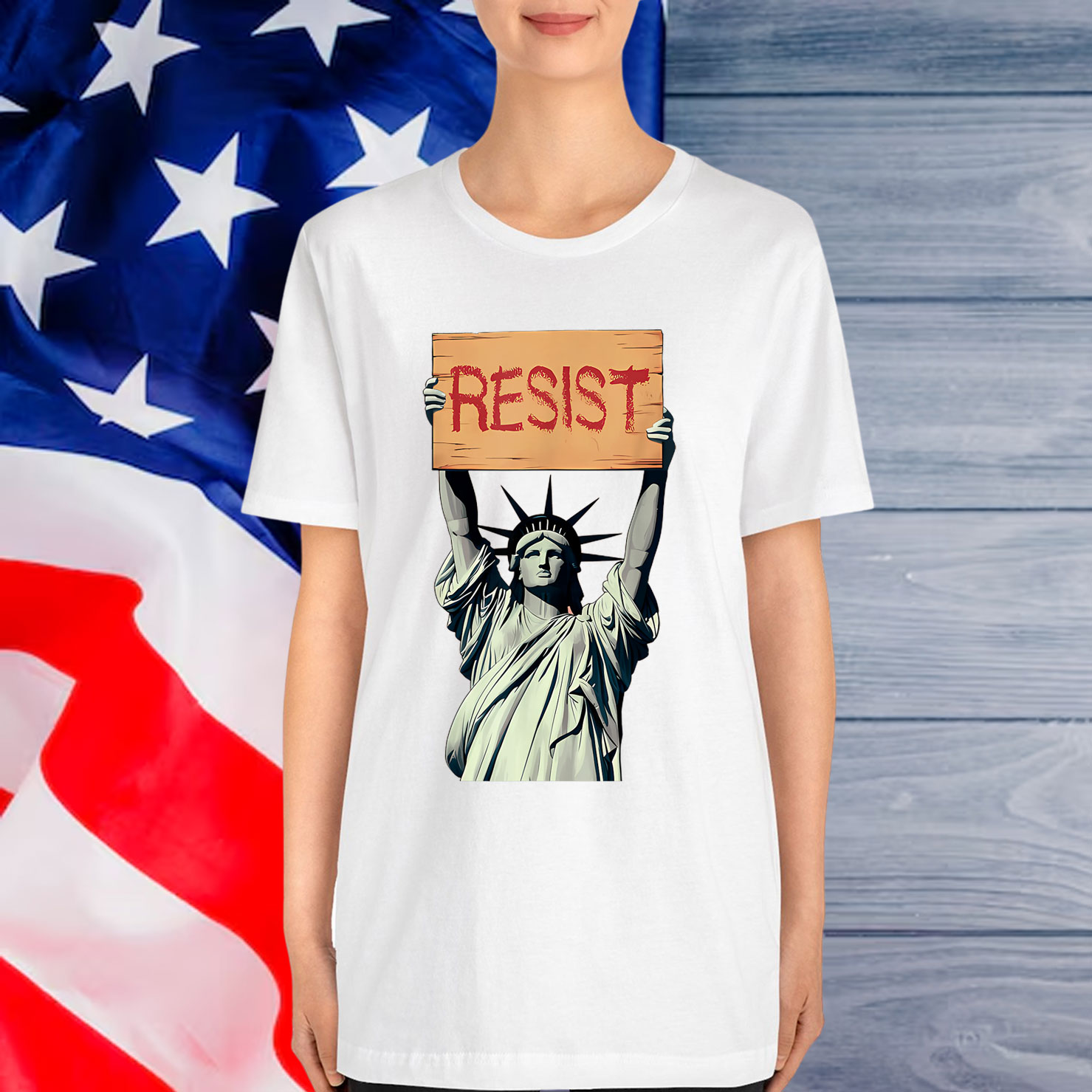 Trump Resist Anti Political US Protest T-Shirt