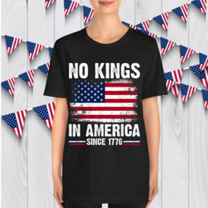 USA American No Kings In America Since 1776 T-Shirt