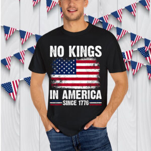 USA American No Kings In America Since 1776 T-Shirt