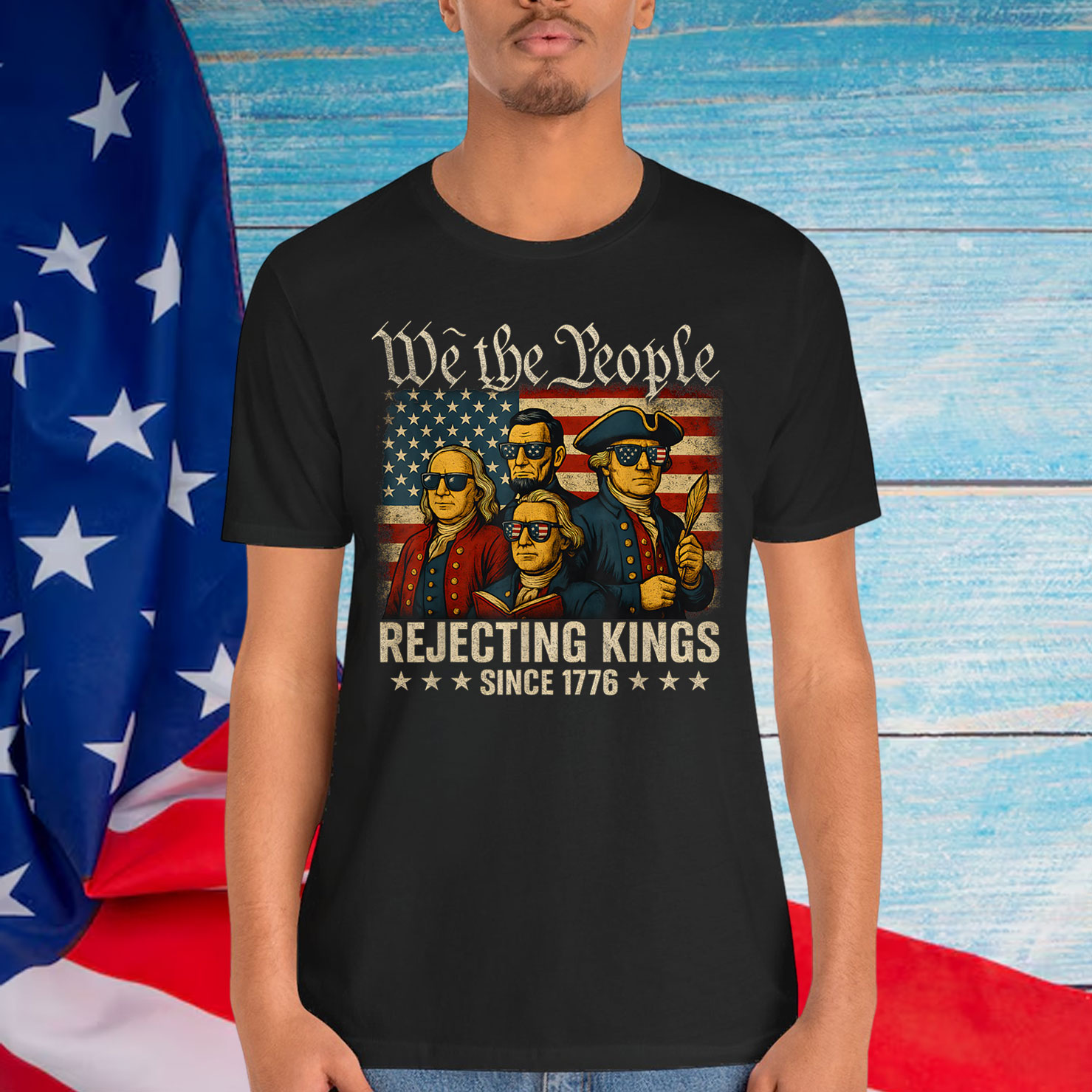 USA Flag 4th of July T-Shirt