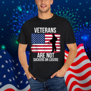 Veterans Are Not Suckers Or Losers Biden 2020 ANTI TRUMP T-Shirt