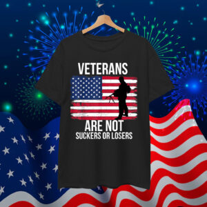 Veterans Are Not Suckers Or Losers Biden 2020 ANTI TRUMP T-Shirt