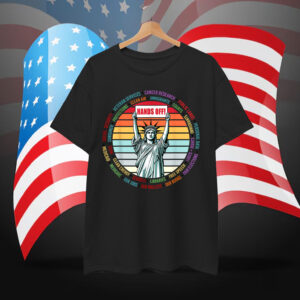 Vintage Hands Off Protest Anti Trump T-Shirt