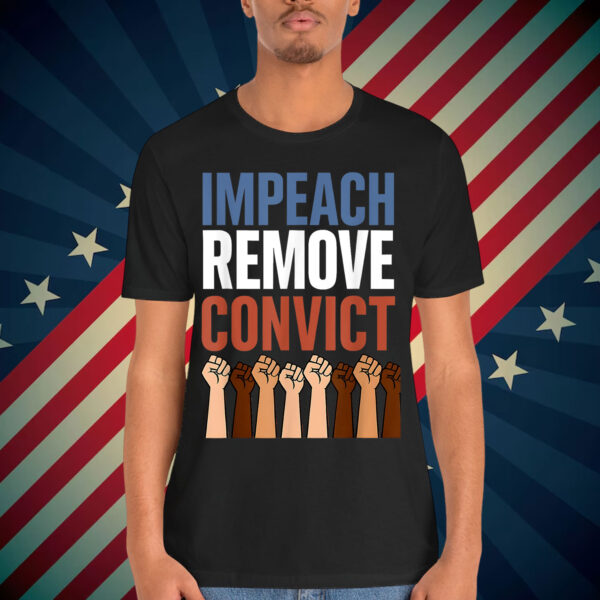 Vintage Impeach Remove Convict Funny T-Shirt
