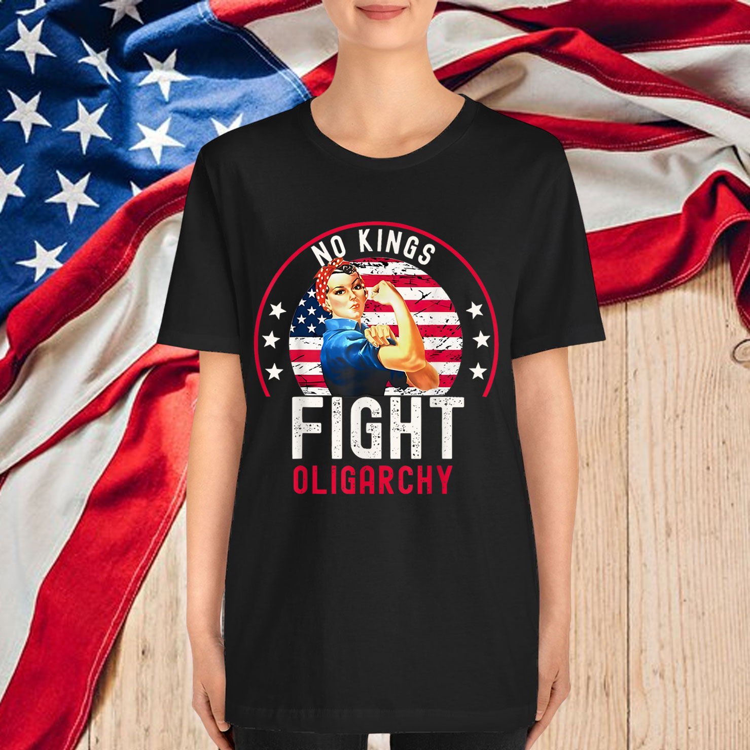 No Kings In America We The People Political T-Shirt
