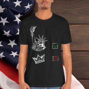 Vintage No Kings Since 1776 USA 4th Of July T-Shirt