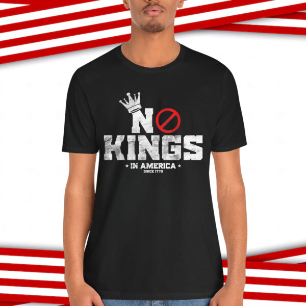 Vintage Patriotic No Kings In America Since 1776 T-Shirt