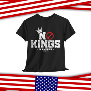 Vintage Patriotic No Kings In America Since 1776 T-Shirt