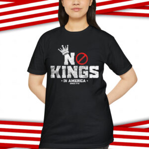 Vintage Patriotic No Kings In America Since 1776 T-Shirt