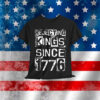 Vintage Rejecting Kings Since 1776 No Kings In America T-Shirt