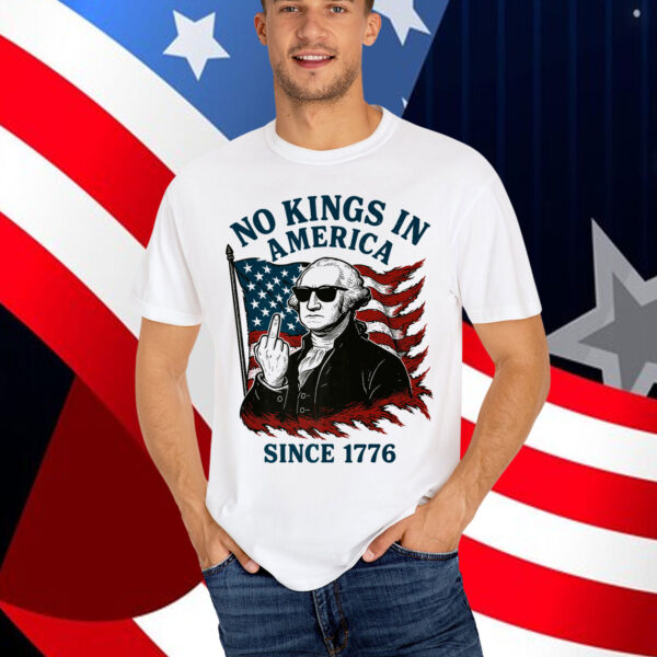 Washington 4th Of July No Kings In America Since 1776 Premium T-Shirt