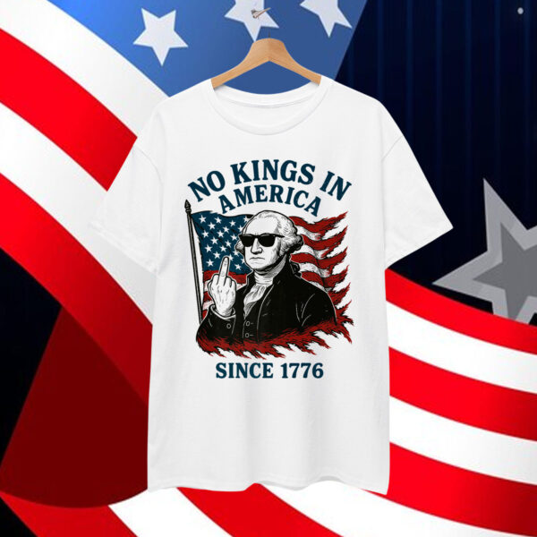 Washington 4th Of July No Kings In America Since 1776 Premium T-Shirt