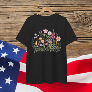Watercolor Anti Trump Floral Democrat President Liberal T-Shirt