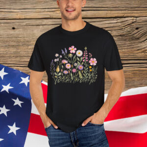 Watercolor Anti Trump Floral Democrat President Liberal T-Shirt