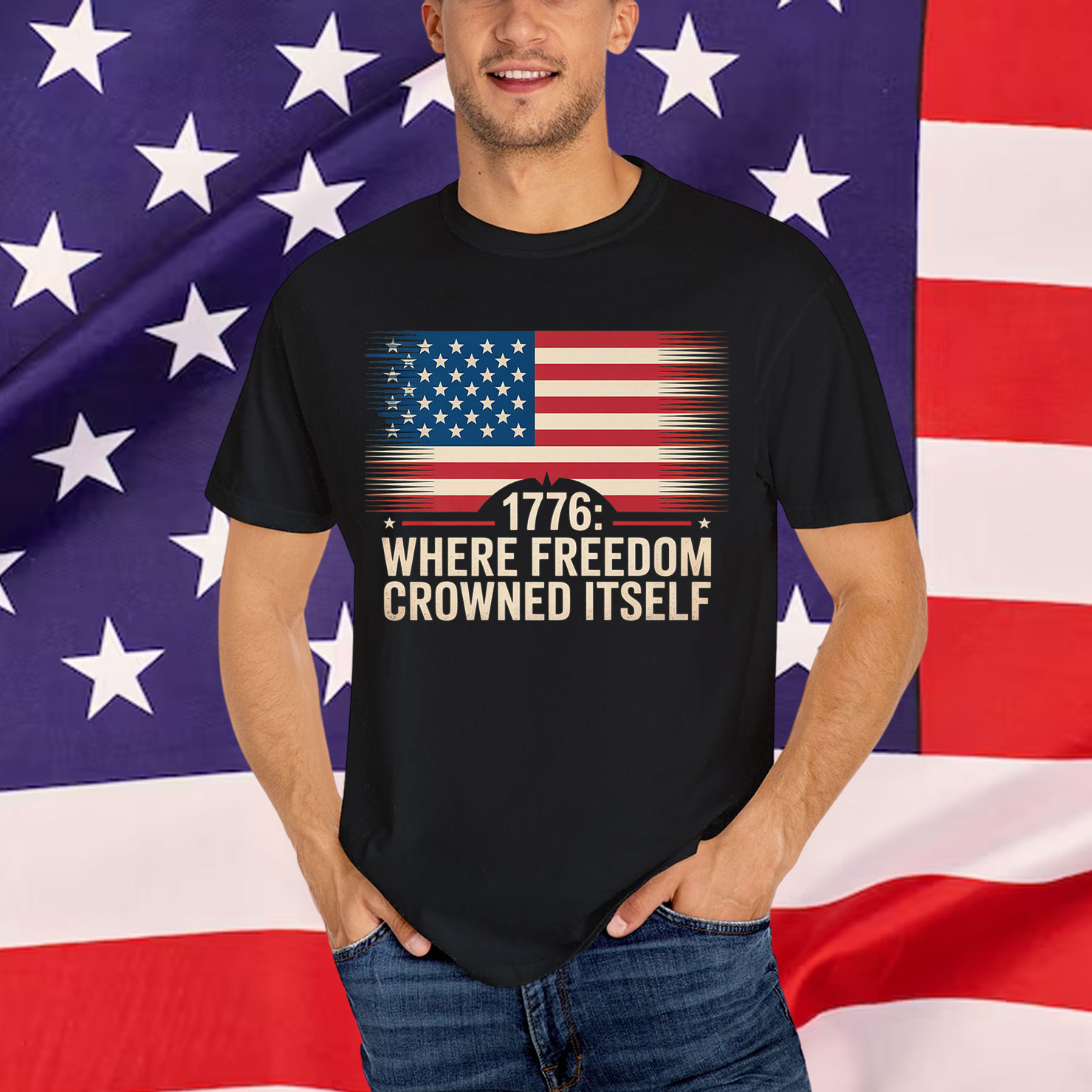 No Kings In America Since 1776 Premium T-Shirt