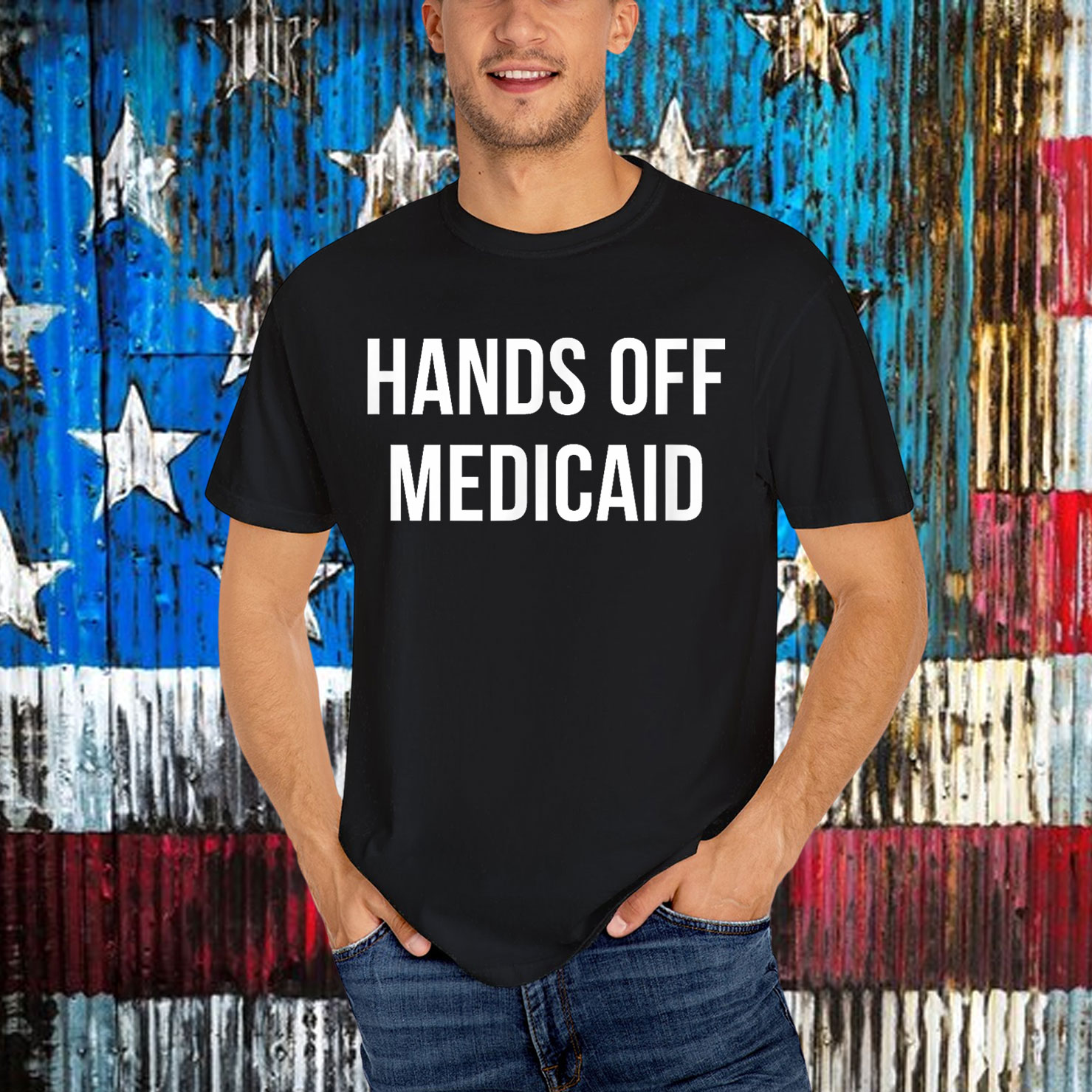 Hands Off Protest Medicaid T-Shirt