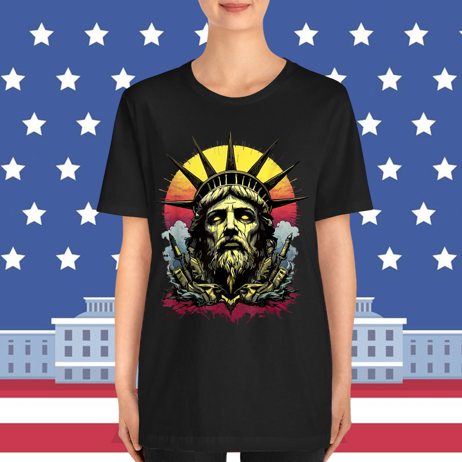 July Vibes Rejecting Kings United States Liberty Men T-Shirt