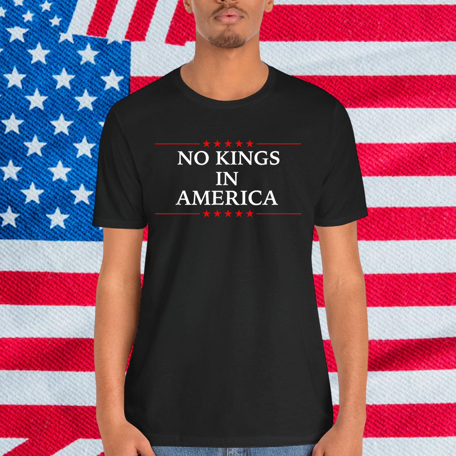 No Kings In America Protest T-Shirt