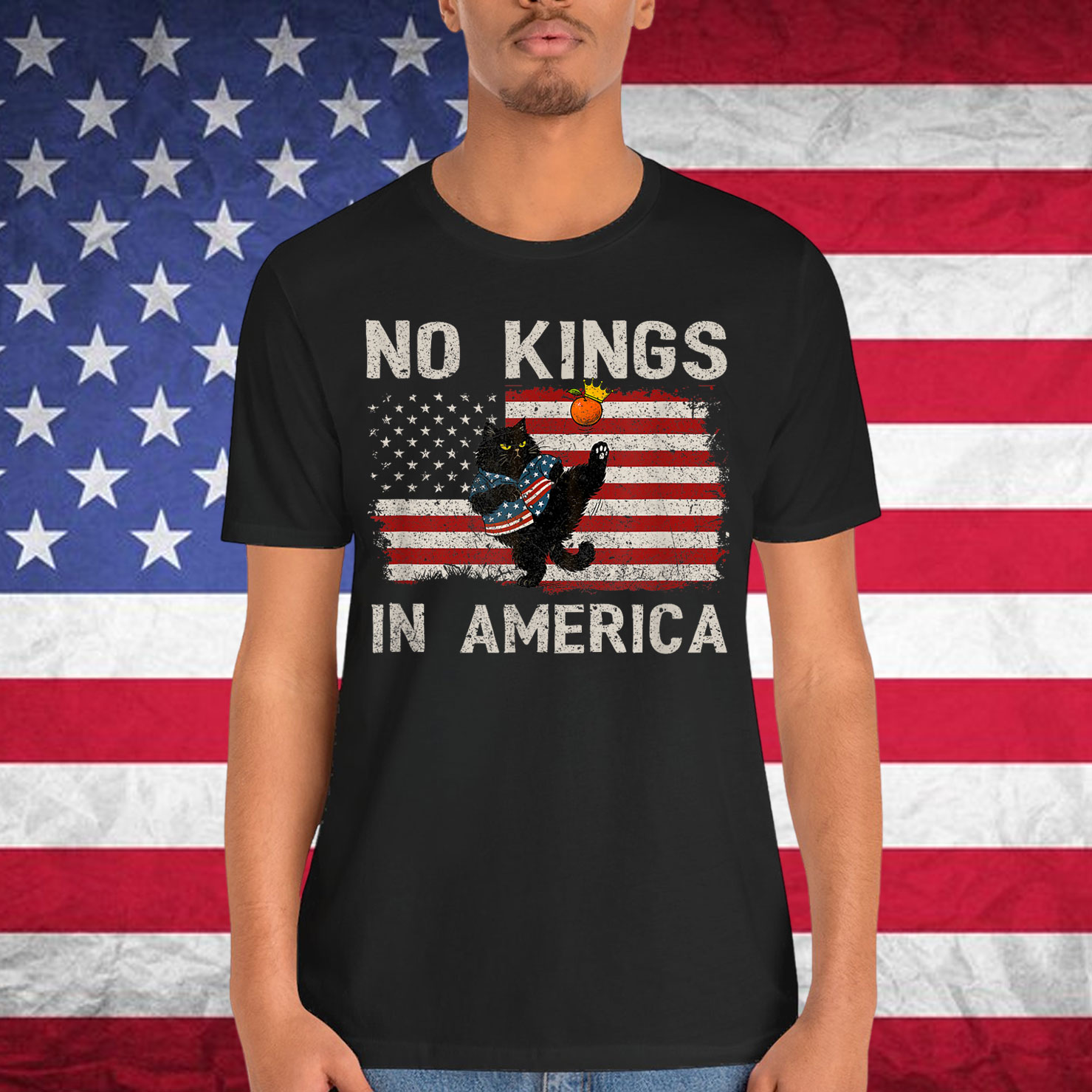 No Kings In Democracy America T-Shirt