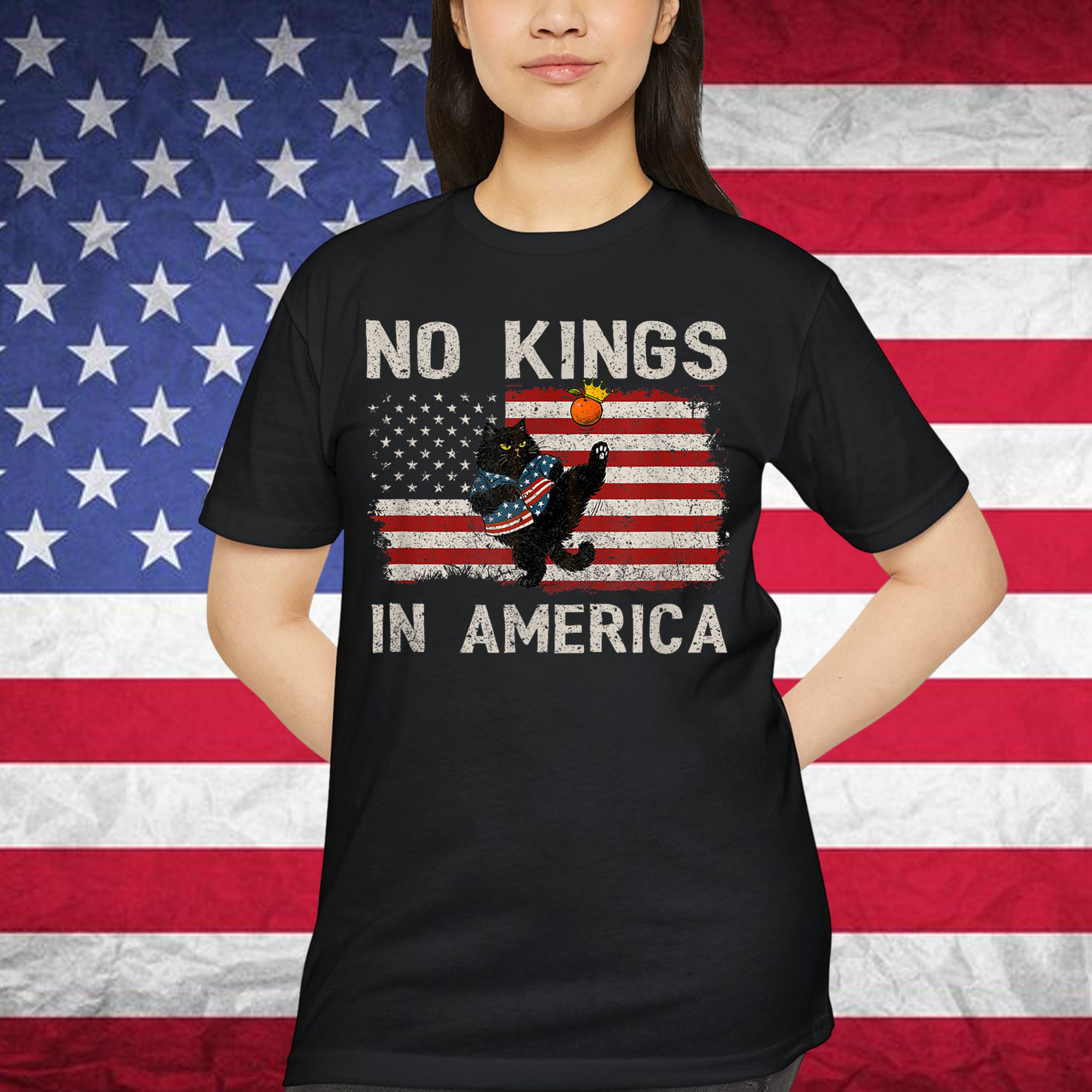 No Kings In Democracy America T-Shirt