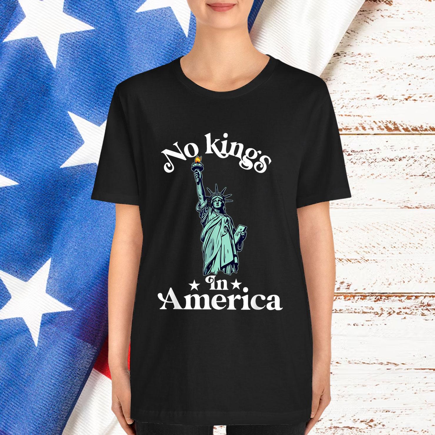 No Kings In America T-Shirt
