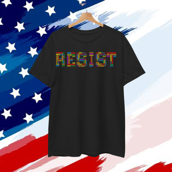 Resist Typography Graphic Anti Trump Social Justice Shirt