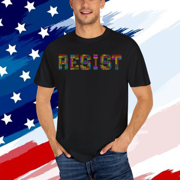 Resist Typography Graphic Anti Trump Social Justice Shirt